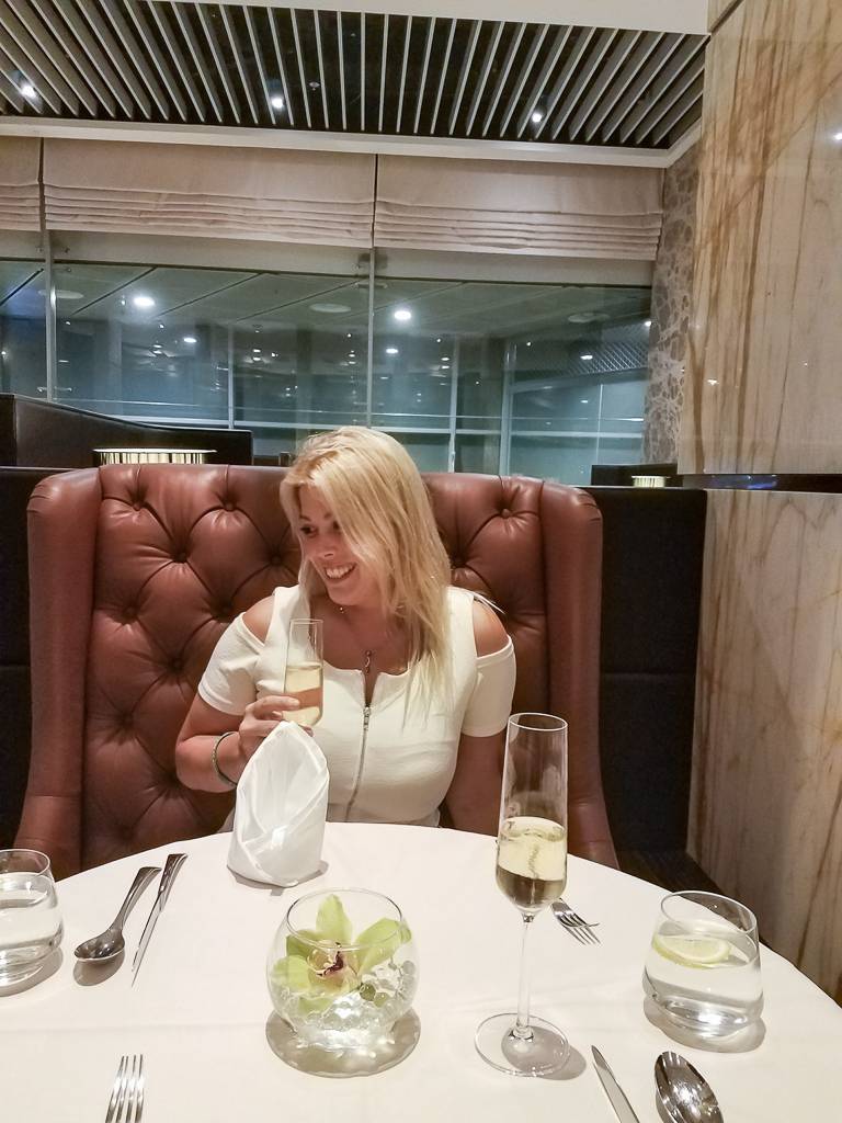 Dining at the Private Room in Changi Airport