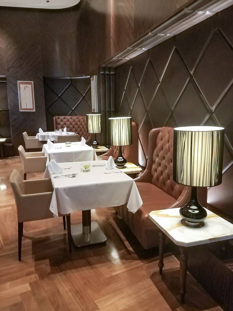 Dining Area in The Private Room Lounge