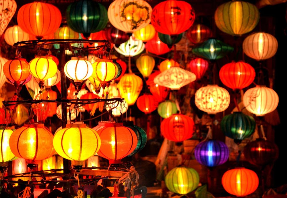 Lanterns at a Night Market