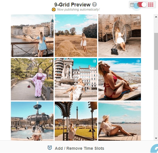 9-Grid Preview Tailwind for Instagram