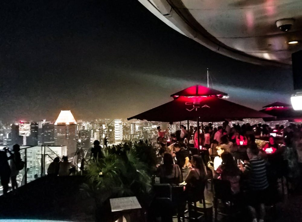 World Trip Travel Bucket List - Ce La Vie Rooftop Bar Marina Bay Sands