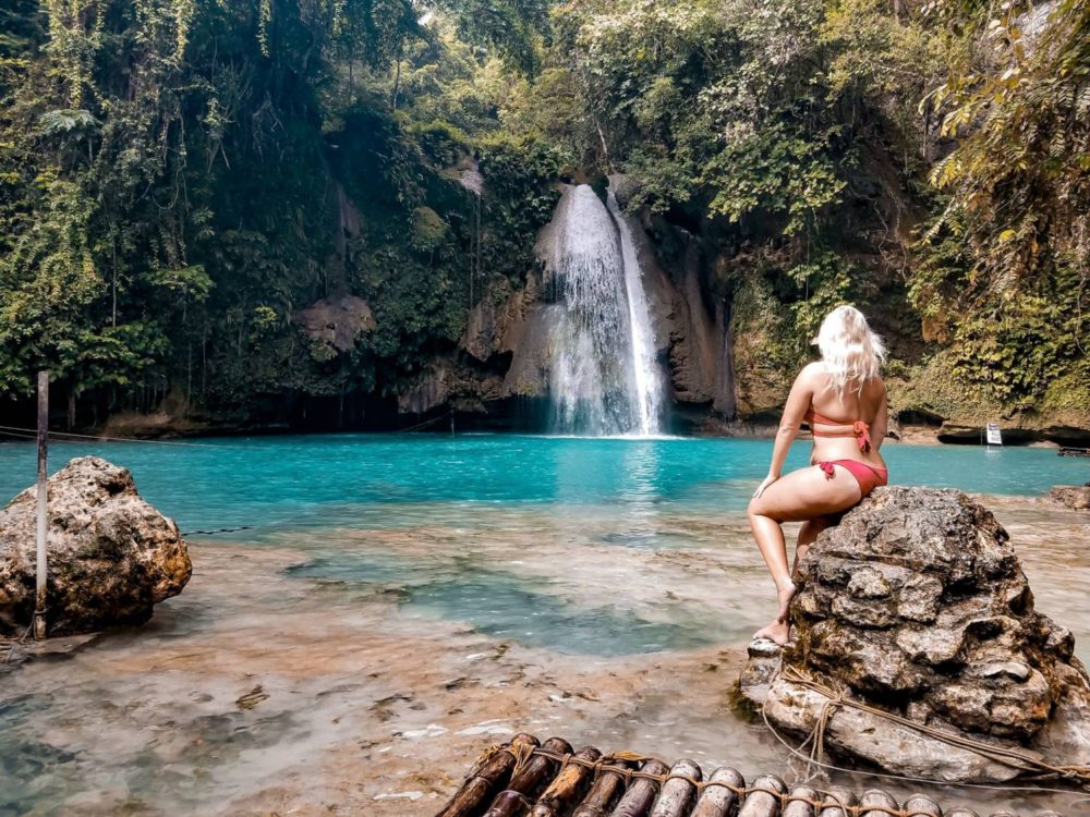 World Trip Travel Bucket List - Kawasan Waterfalls Moalboal Cebu Philippines