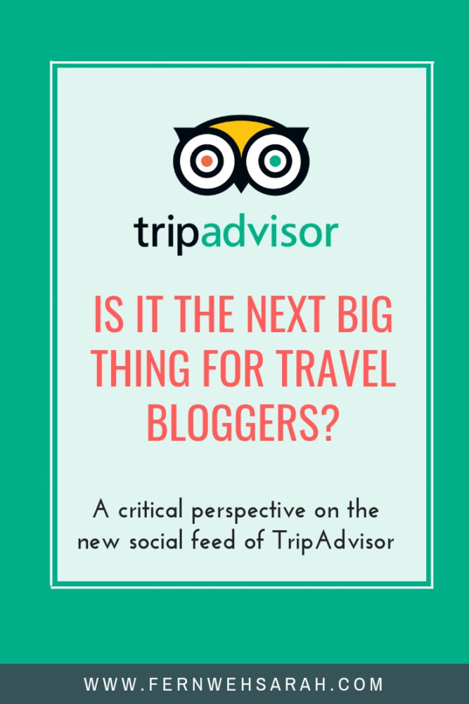 The new TripAdvisor 2.0 has a social media smart feed like Facebook. Is it the next big thing for travel bloggers and influencers?