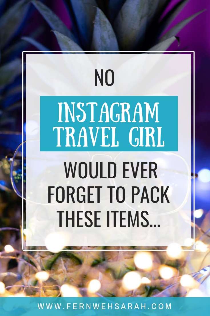Ultimative Instagram Photo Props for Instagram Travel Girls