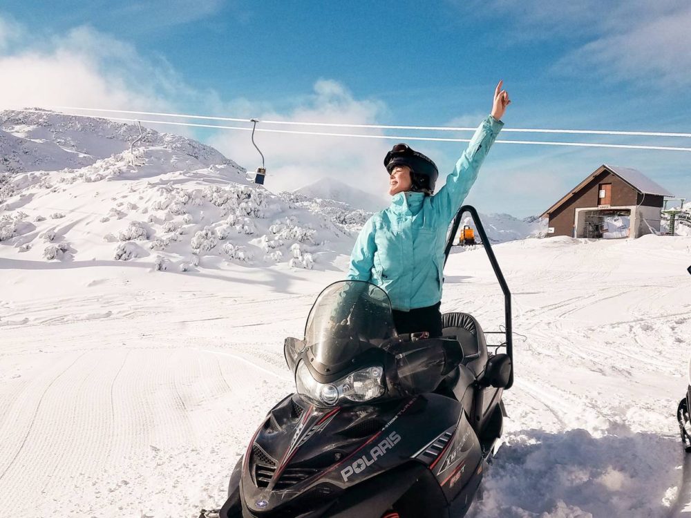 Vogel Ski Resort Snow Mobile - find the best ski resorts in Slovenia - the ultimate guide to skiing in Slovenia