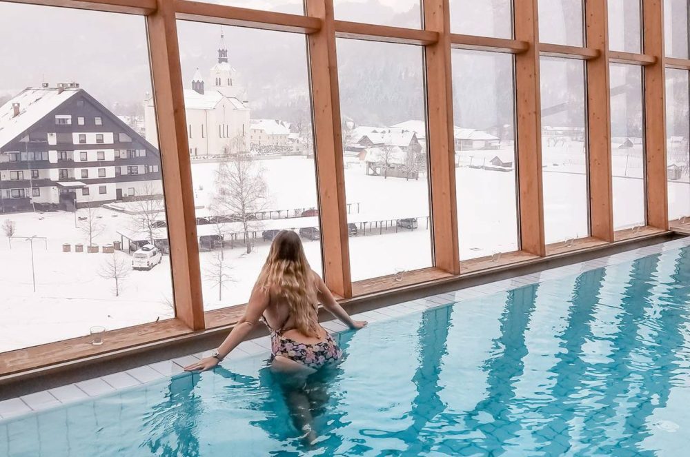 Eco Hotel Bohinj Pool at Wellness Area - find the best ski resorts in Slovenia - the ultimate guide to skiing in Slovenia