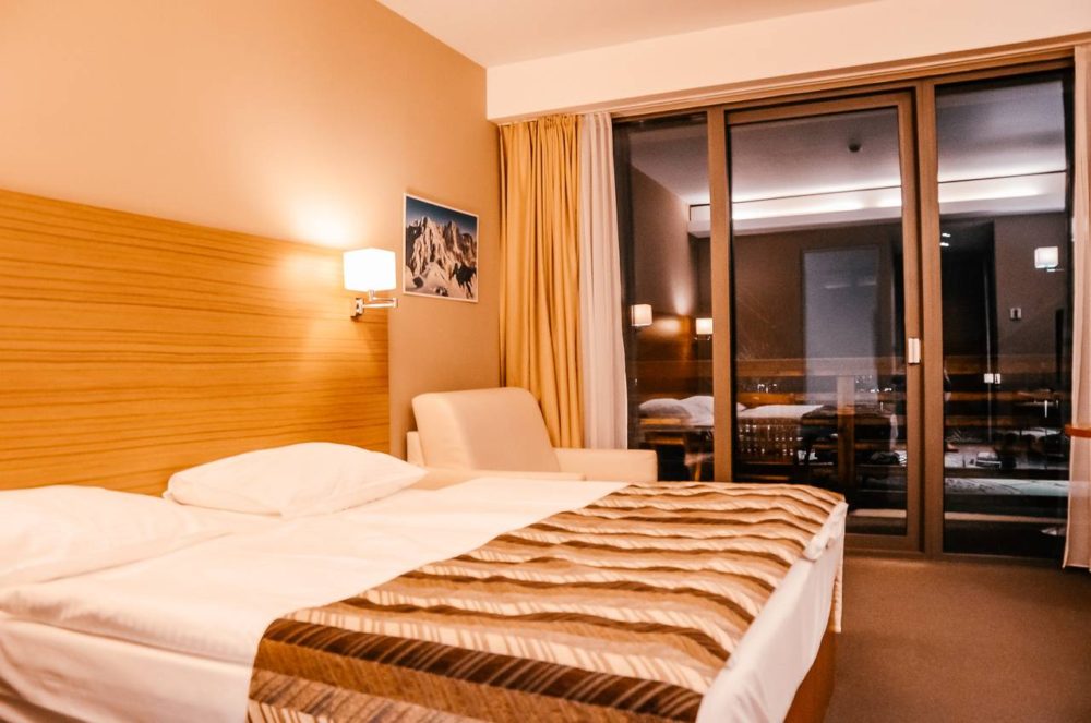 My room at Eco Hotel Bohinj - find the best ski resorts in Slovenia - the ultimate guide to skiing in Slovenia