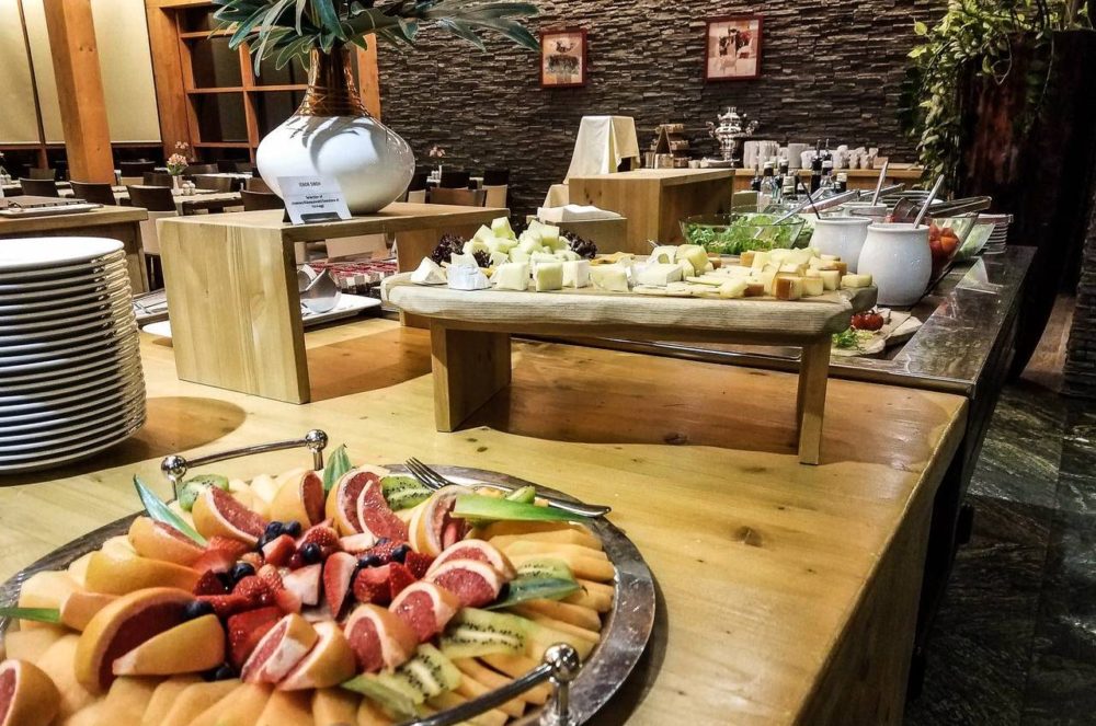 Food at Bohinj Eco Hotel - find the best ski resorts in Slovenia - the ultimate guide to skiing in Slovenia