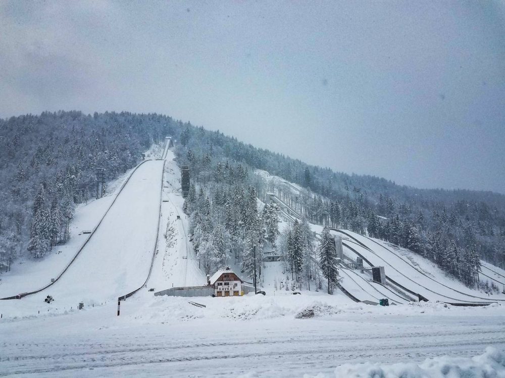 Nordic Center Planica near Kranjska Gora Ski jumping slopes