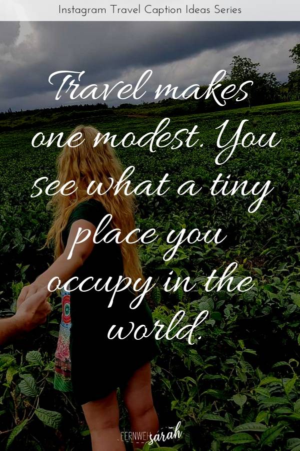 Travel captions for Instagram - beautiful travel quotes to rock your feed!