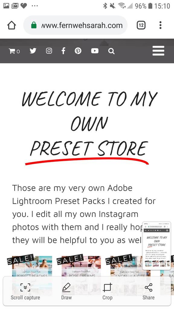 How to import and use mobile Lightroom presets with the app screenshot tutorial
