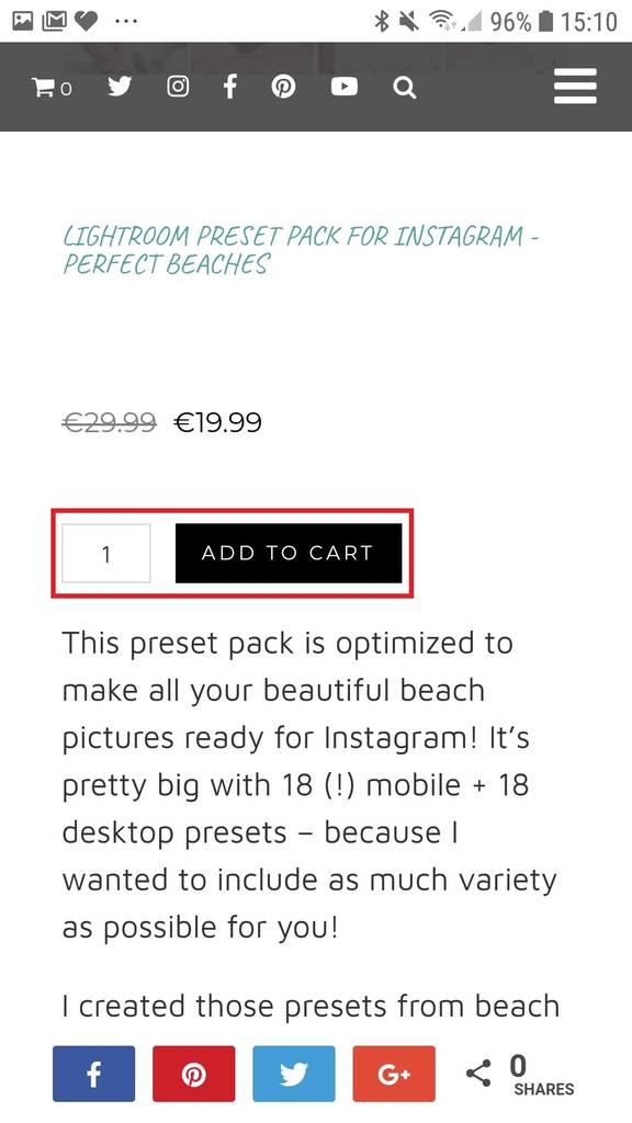 How to import and use mobile Lightroom presets with the app screenshot tutorial