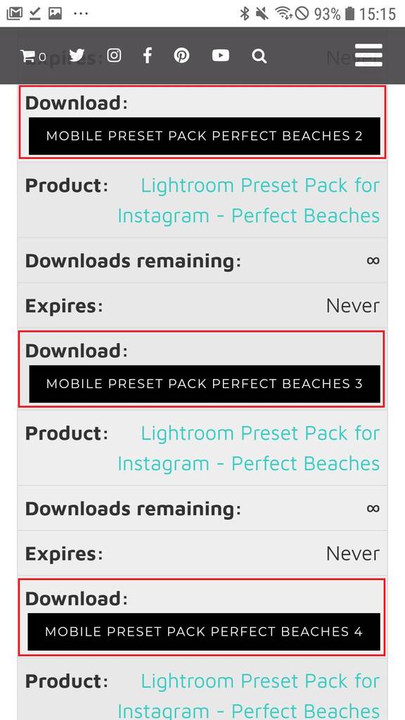 How to import and use mobile Lightroom presets with the app screenshot tutorial