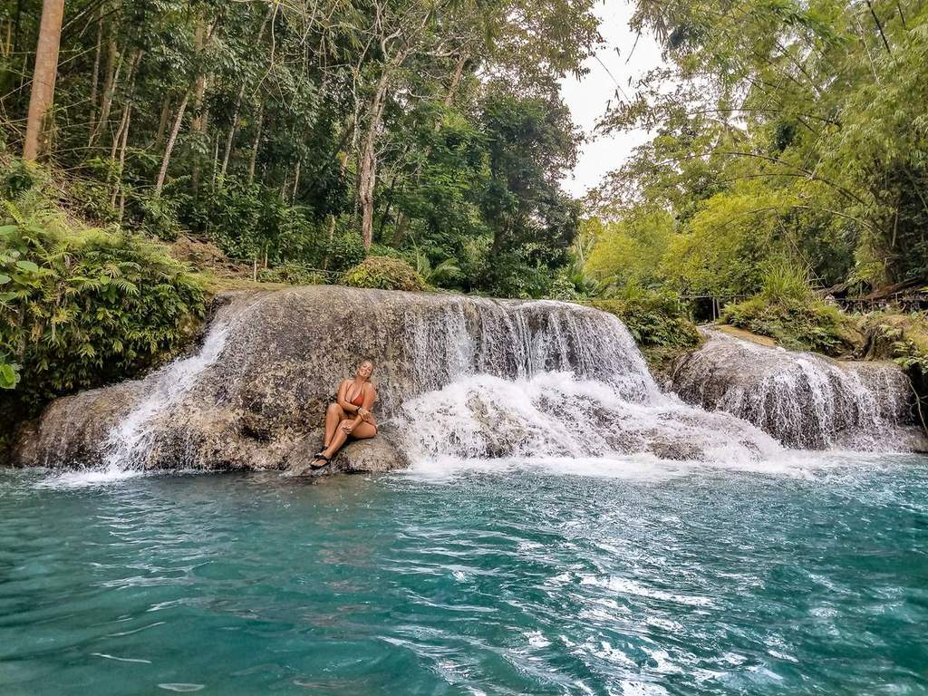 Cambugahay Falls Siquijor Island Philippines