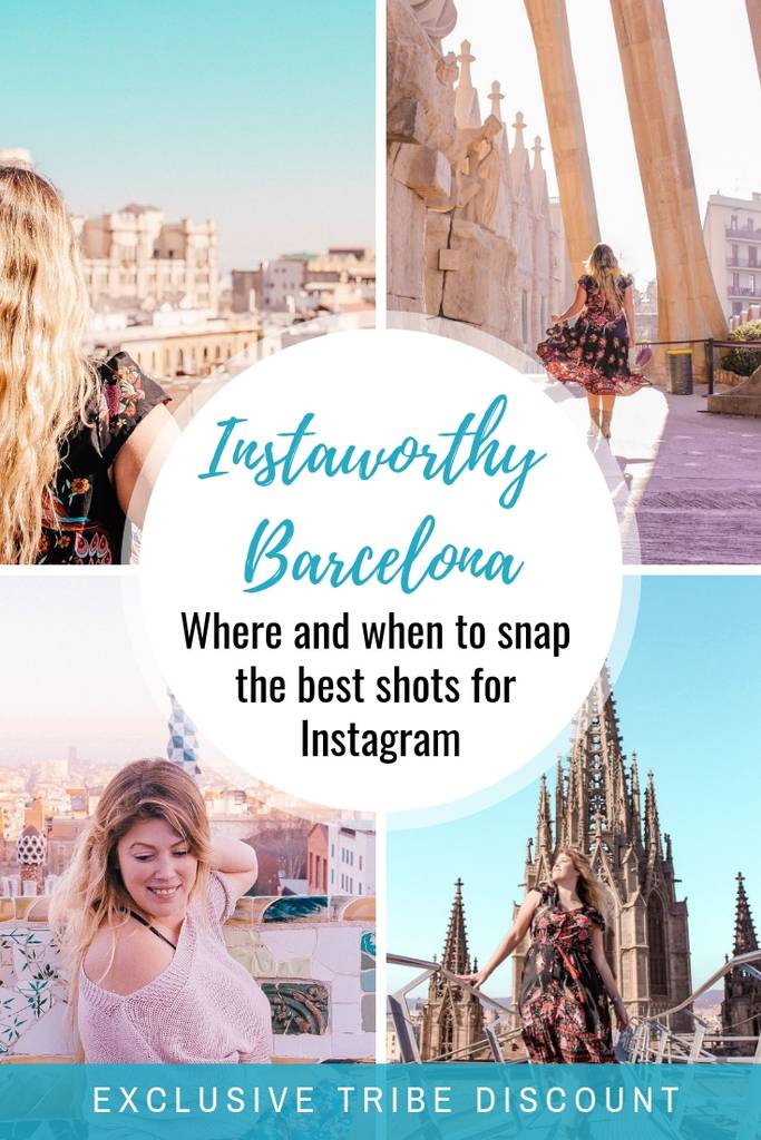 Find the 30 best instagrammable places in Barcelona - complete guide to insta-worthy shots with map!