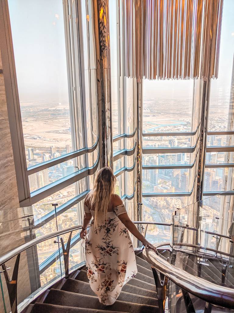 View from Burj Khalifa over Dubai