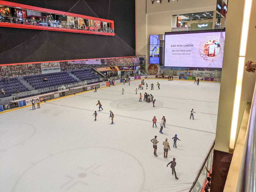 Ice Rink in Dubai Mall