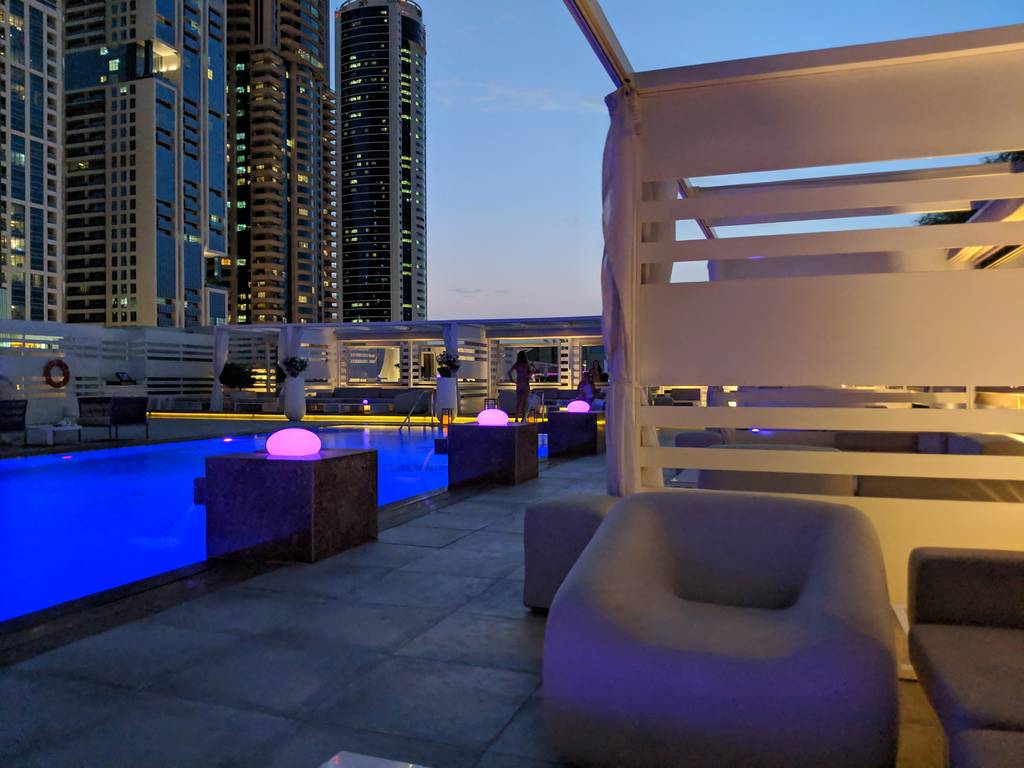 Pool at Coco Lounge at Media One Hotel