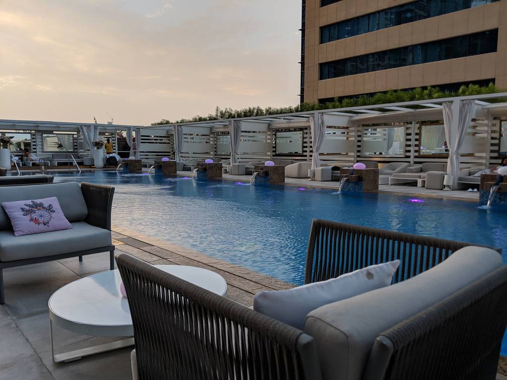 Pool at Coco Lounge at Media One Hotel