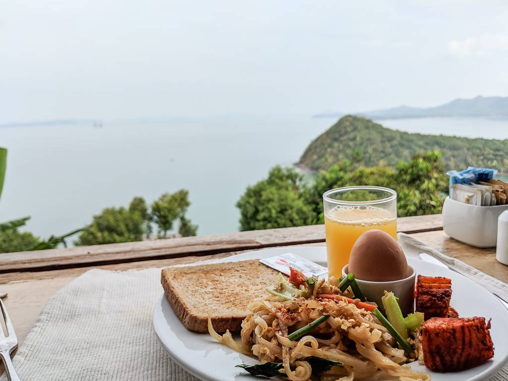 Santhiya Koh Yao Yai Resort & Spa Review breakfast with a view
