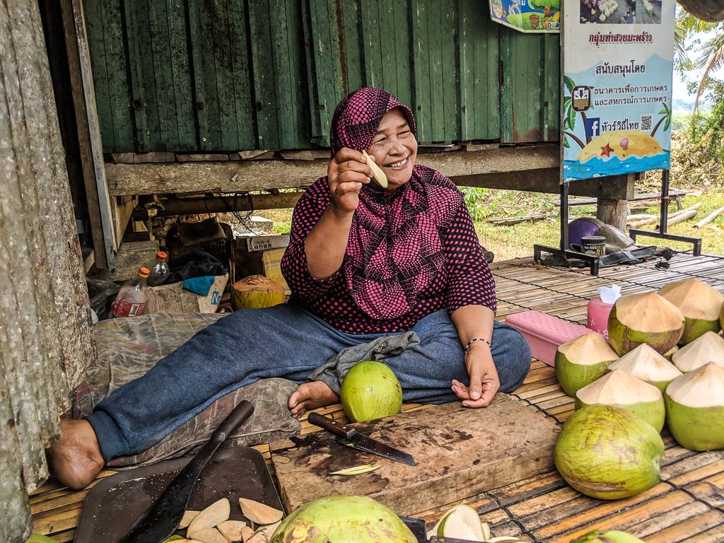 Coconut orchard farm on Koh Yao Noi
