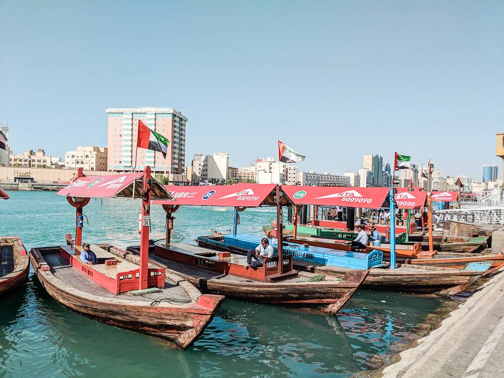 Traditional Abras in Dubai Creek - one of the top things to do in Dubai!