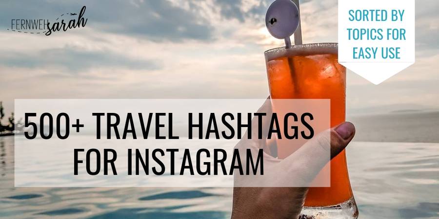 best hashtags for travel instagram