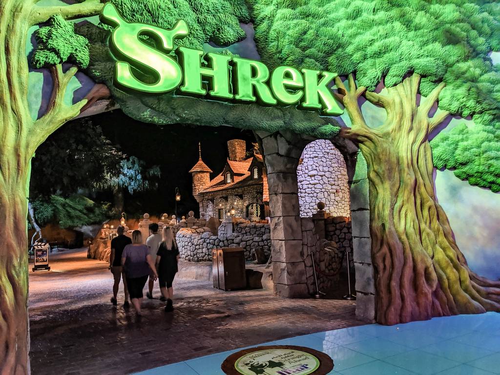 Shreks Village in Dreamworks Area of Motiongate Dubai