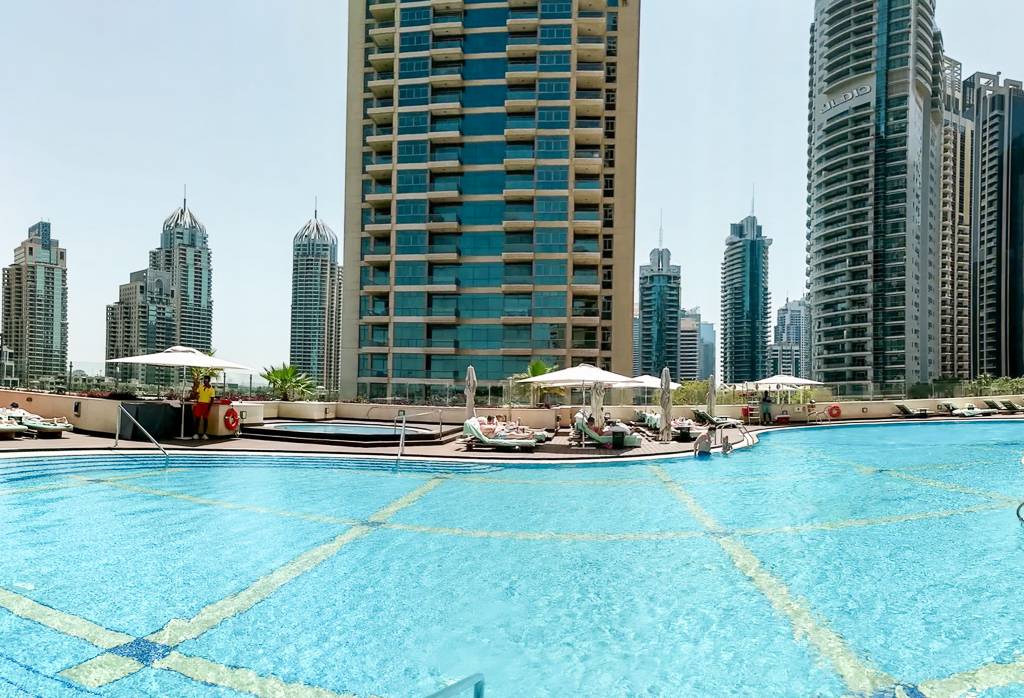 Pool at Grosvenor House Dubai