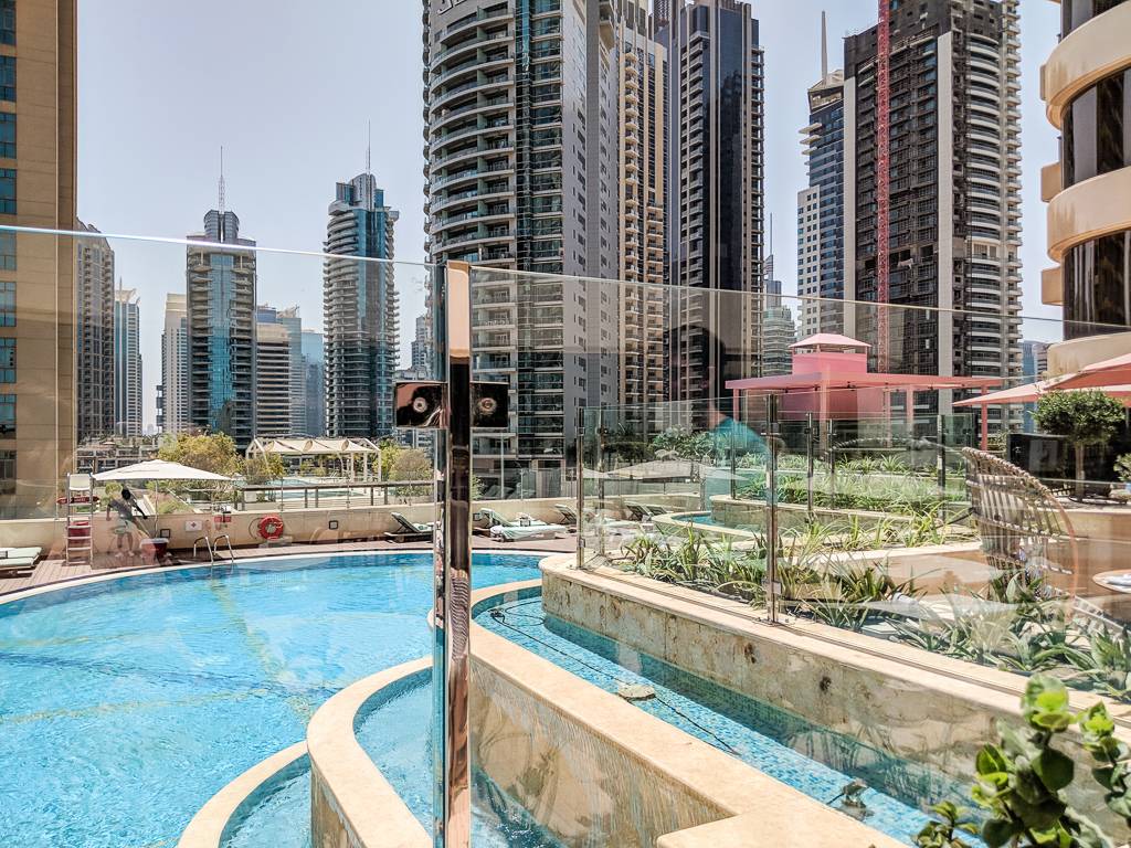 Pool at Grosvenor House Dubai