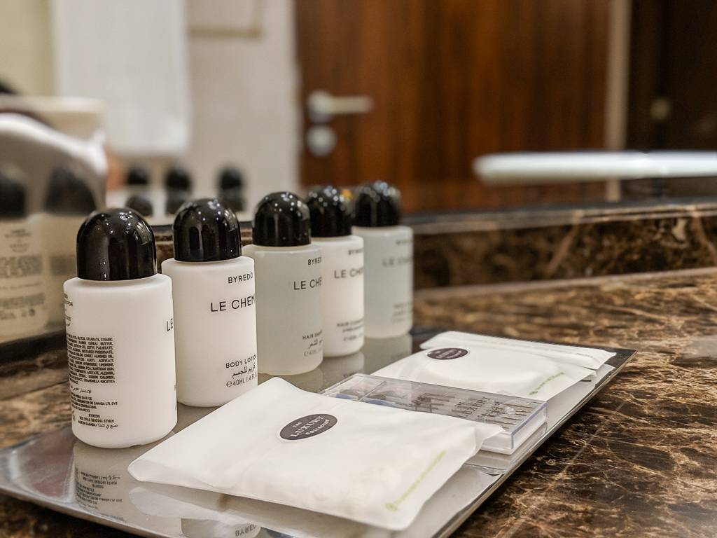 Bathroom Amenities at Grosvenor House Dubai