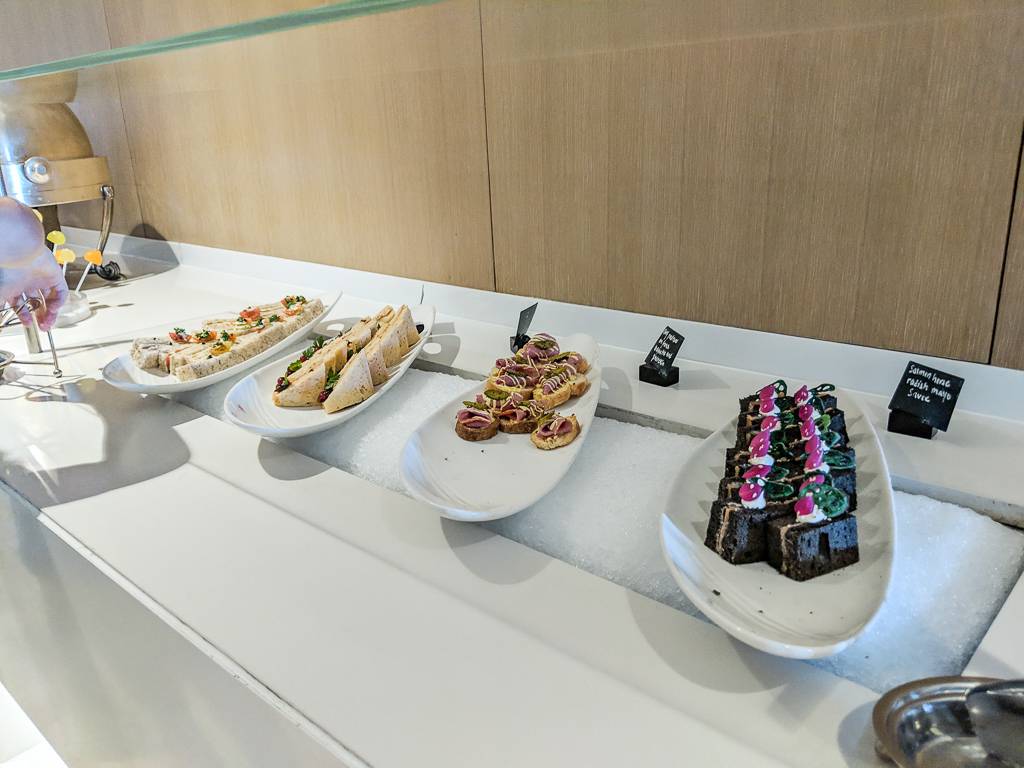Buffet at Executive Lounge at Habtoor Grand Resort Dubai