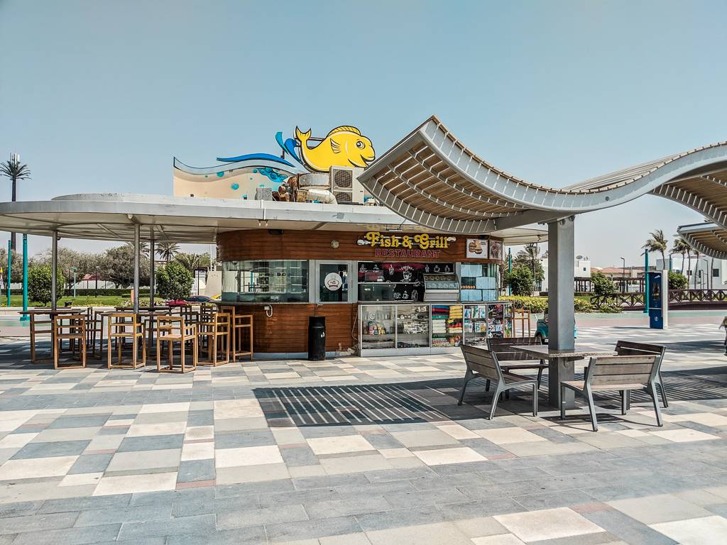 Food stall at Jumeirah Public Beach