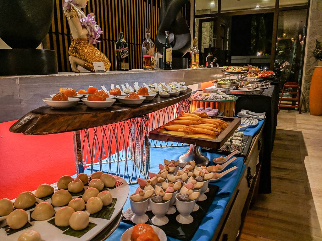 Desserts at Dinner Buffet at Natai Beach Resort & Spa