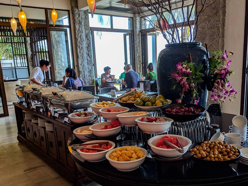 Breakfast buffet at Natai Beach Resort and Spa