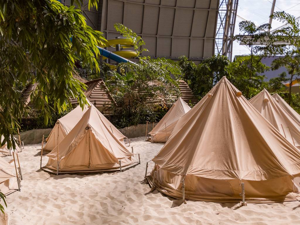 Sunset Camp Tents at Tropical Islands Berlin