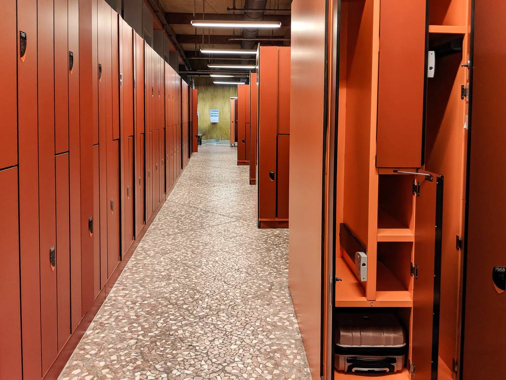 Lockers at Tropical Islands Berlin
