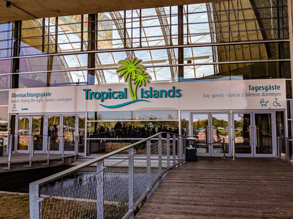 Entrance to Tropical Islands Berlin