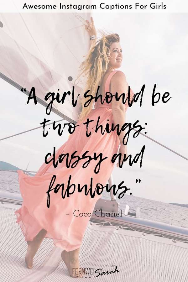 Good Instagram Captions for Girls