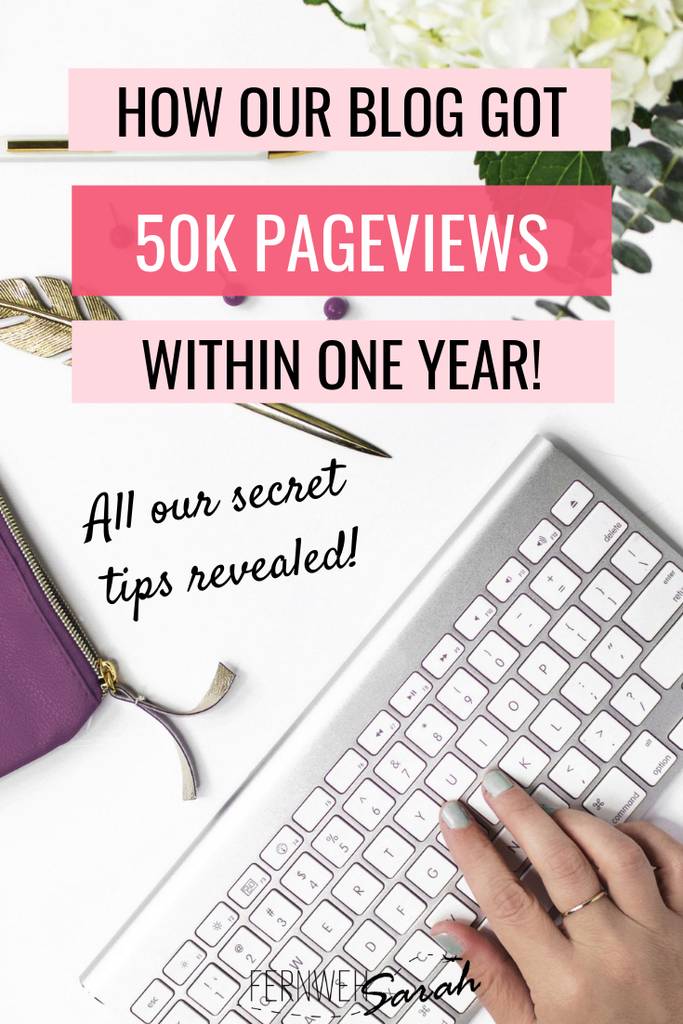 Our personal success story - how we got 50k pageviews in one year blogging
