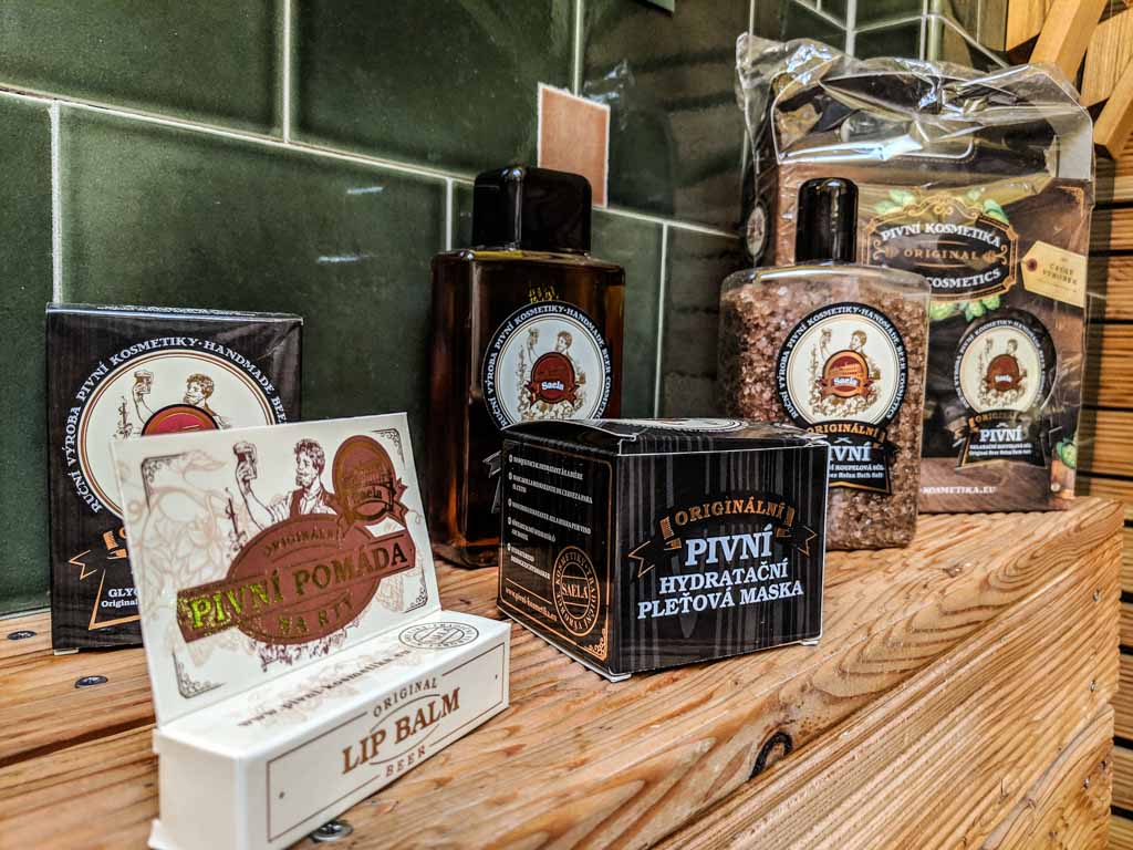 Beer Spa Products you can buy at the Szechenyi Baths