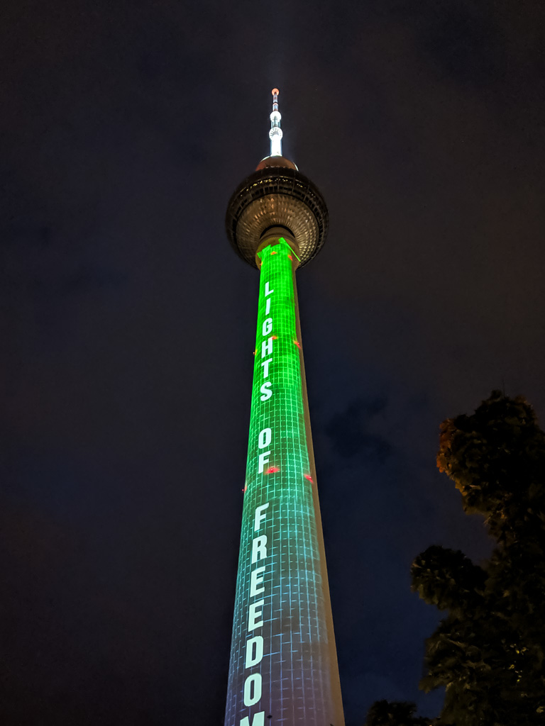 Festival of Lights Berlin TV Tower