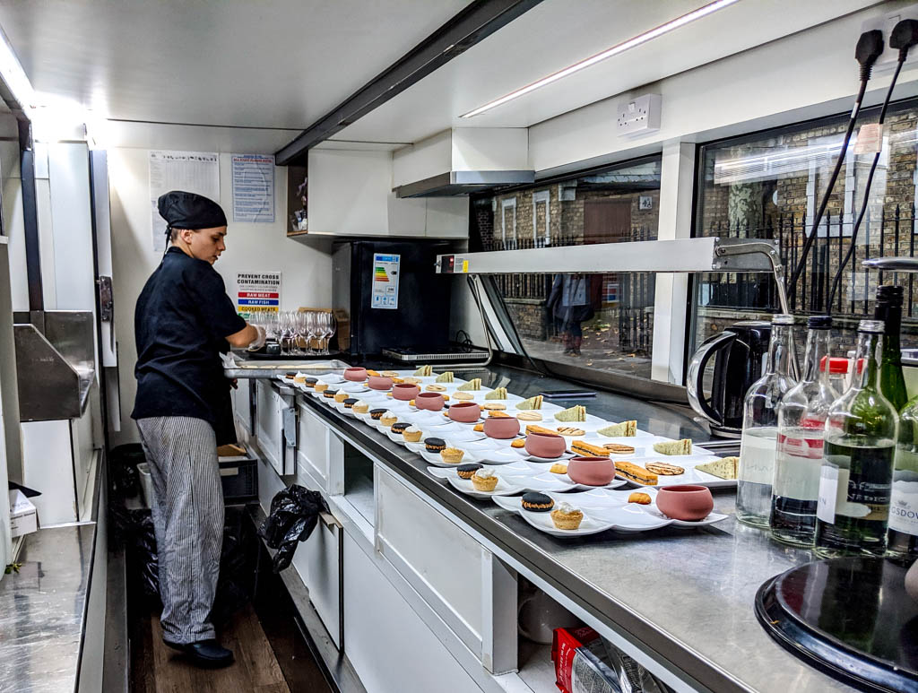 Bustronome London Kitchen on Lower Floor