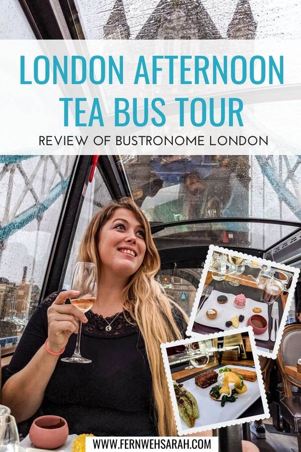 Bustronome London Afternoon Tea Bus Tour with a view
