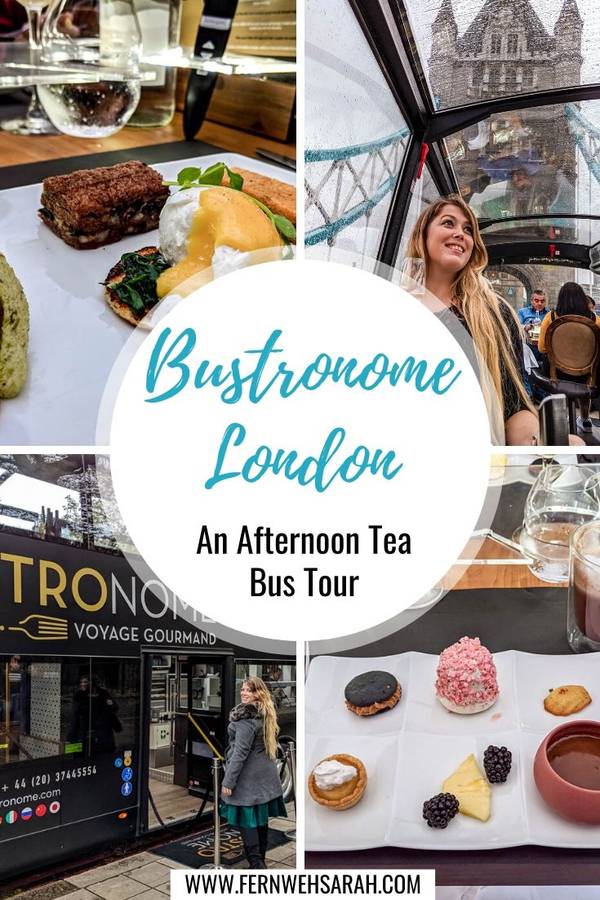 Bustronome London Afternoon Tea Bus Tour with a view
