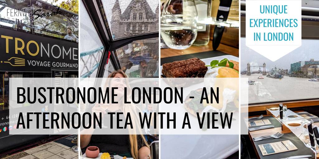 Bustronome London Afternoon Tea Bus Tour with a view
