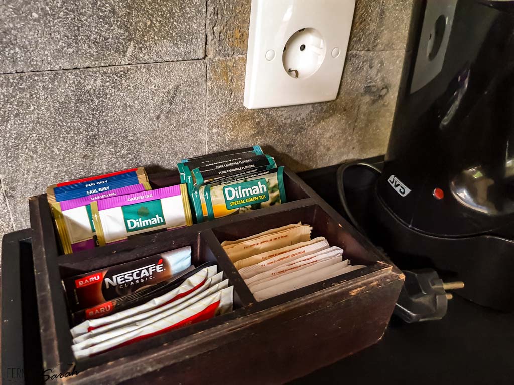 Coffee and Tea making facilities at Kayumanis Sanur Private Villa & Spa