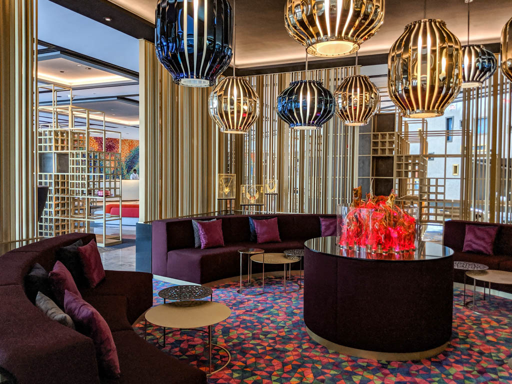 Lobby at W Hotel Dubai Palm Jumeirah