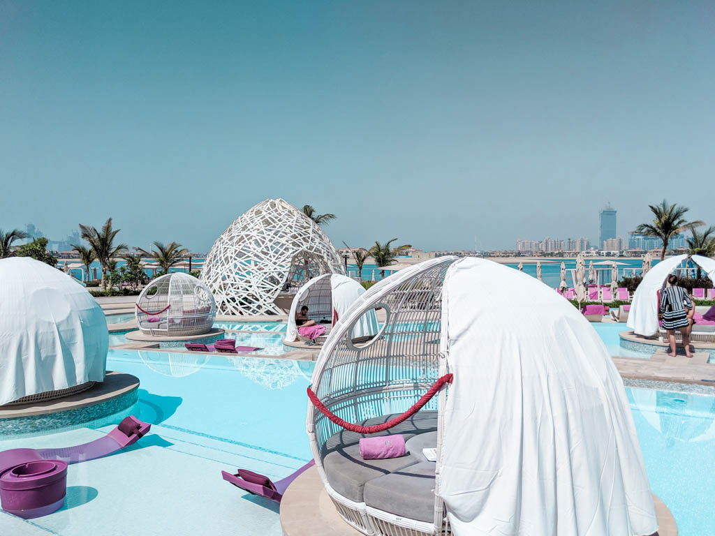 Beach at W Hotel Dubai Palm Jumeirah