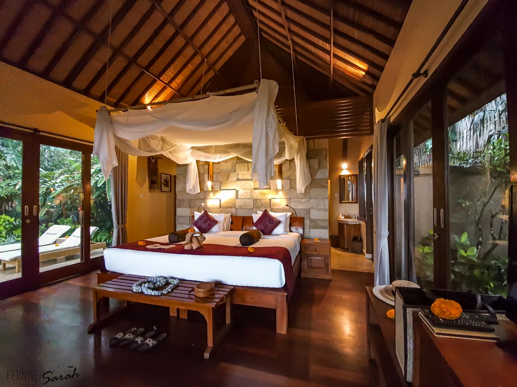 Bed in One Bedroom Villa at Munduk Moding Plantation